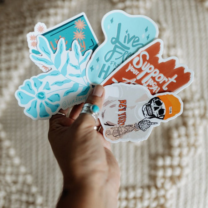 Live Freely Sticker Collection